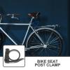 Baluue Aluminum Alloy Seatpost Clamp Bike Seat Tube Clip for Folding Bikes Easy Install Secure Fit Seatpost Collar view 2