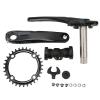 XHTLLO Bike Crankset, 170mm Bike Bottom Bracket Set, Ergonomic Structure 912 Speed 32T Chainring Bike Crank Arm Set, for Road Mountain Bike view 1