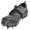 14 Teeth Anti Slip Spikes, Ice Grips Crampon Covers for Ski Shoes, Durable Non Slip Shoe Grip for Hiking and Climbing, Secure Spike Shoe Attachments(Grey) view 4