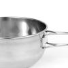 Keenso Camping Bowl with Scale, Foldable Handle, Stainless Steel, Lightweight Cup, Outdoor Use for Camping, Hiking, Picnics (Small 500ml) view 3