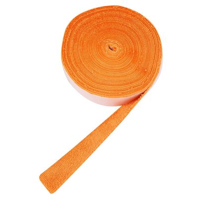 Keenso Racket Grip Tape Racquet Anti Skid Tape Badminton Racquet Wraps, Badminton Racquet Towel Grip Racquet Grips (Orange)