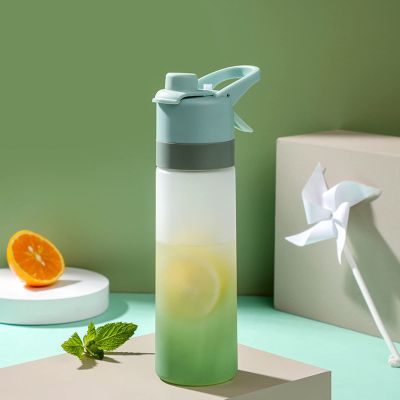 Ddewing Outdoor Sports Spray Cup Gym Water Bottle 650ml Water Bottle Convenient Water Replenishing Spray Handy Cup(#4)