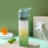 Ddewing Outdoor Sports Spray Cup Gym Water Bottle 650ml Water Bottle Convenient Water Replenishing Spray Handy Cup(#4) view 1