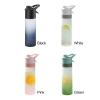 Ddewing Outdoor Sports Spray Cup Gym Water Bottle 650ml Water Bottle Convenient Water Replenishing Spray Handy Cup(#4) view 2