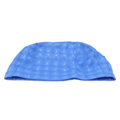 Gavigain Long Hair Swim Cap, Large Long Hair Swim Cap with Extra Room for Women Men Silicone Swim Cap Adult Swim Cap Waterproof Swim Hats Bathing Caps to Keep Hair Dry(Blue)
