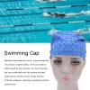 Gavigain Long Hair Swim Cap, Large Long Hair Swim Cap with Extra Room for Women Men Silicone Swim Cap Adult Swim Cap Waterproof Swim Hats Bathing Caps to Keep Hair Dry(Blue) view 2