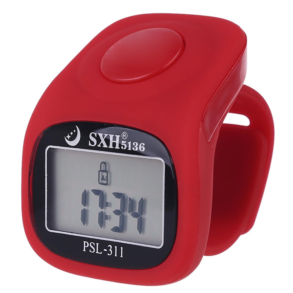DGFJY Finger Counters 6 Digital LED Electronic Finger Counter Mechanical Manual Number Lap Counter Remind Crochet Counter