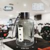 Doueat Hydrogen Water Bottle with 50 Oz/1.5L Capacity, Sports Hydrogen Rich Water Generator with SPE/PEM Technology for Gym Home School Travel - Grey view 2