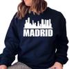 Madrid Skyline Sweatshirt, Road Trip Crew Hoodie, Madrid Travel Matching Sweatshirt, Unisex Crewneck Sweatshirt for Madrid Lover, Madrid Souvenir Gift, S3609 view 2