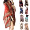 DGFJY Cardigan For Summer Beach Lightweight Wrap Soft Scarves Cute Flower Printed Cardigans For Ladies Girlfriend Women Sha, Black view 2