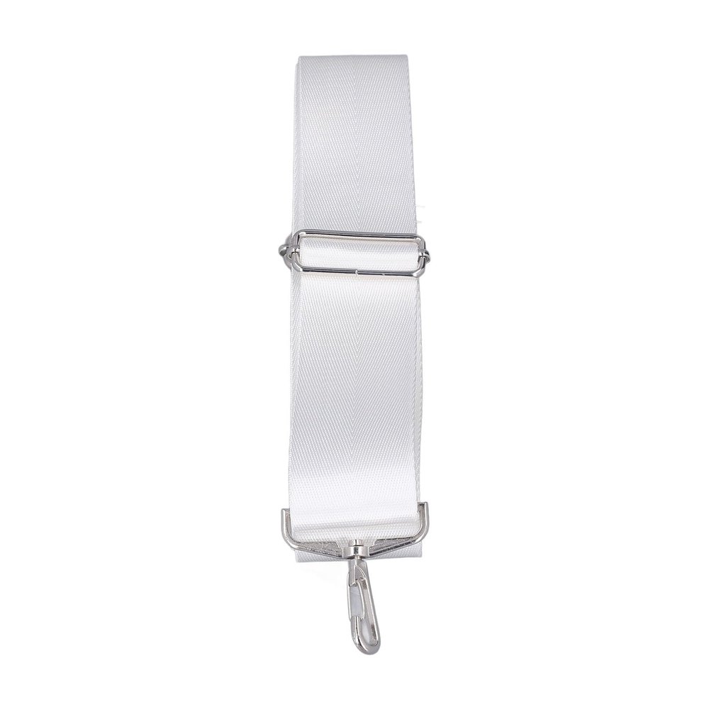 Tennis Net Center Strap, Adjustable Height Tennis Net Straps Portable Tennis Accessories with Stainless Steel Buckle White, Portable Tennis Accessories for Driveway Sports Training Contest Equipment
