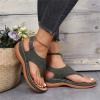 Sandals Women Comfortable Black Orthopedic Sandals for Women Arch Support Slides Slippers for Plantar Fasciitis Extremely Comfort Dressy Summer Orthotic Flip Flops view 2
