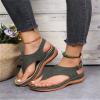 Sandals Women Comfortable Black Orthopedic Sandals for Women Arch Support Slides Slippers for Plantar Fasciitis Extremely Comfort Dressy Summer Orthotic Flip Flops view 4