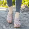 Black Orthotic Sandals Women Women Orthotic Slides Comfortable Orthopedic Sandals Dressy Summer Wide Width Walking Flip Flops Beach Shoes with Arch Support 2024 view 3