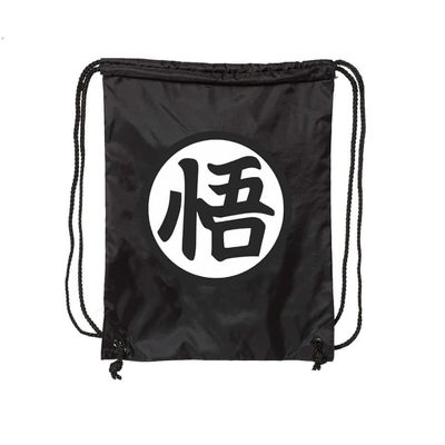 ALLNTRENDS Training Symbol Drawstring Bag Pack Cool Gym Workout Bag (Orange Pack)