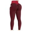 2PCS Yoga Pants Plus Size for Women Petite Women Scrunch Butt Lifting Leggings Seamless High Waisted Workout Yoga Pants Tummy Control Booty Gym Compression Tights view 2