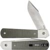 Case XX WR Pocket Knife, LONGHOUSE - SMOOTH OD GREEN CANVAS MICARTA ItemNumber 50911 - (LONGHOUSE CPM20CV) Length Closed: 4 Inches view 1