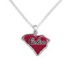 From the Heart South Carolina Gamecocks State of Mine Necklace Jewelry Gift Licensed USC, Silver view 1