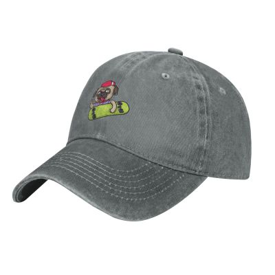 Naughty Dog Baseball Cap for Men Women Hats Adjustable Vintage Cowboy Hat Gray