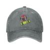 Naughty Dog Baseball Cap for Men Women Hats Adjustable Vintage Cowboy Hat Gray view 2