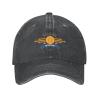 Bitcoin Crypto Baseball Cap for Men Women Hats Adjustable Vintage Cowboy Hat Black view 2