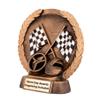 Same Day Awards High Relief Racing Trophy Laurel Wreath - Custom Engraved Award for Motorsports Auto Racing Track Day Champions Drivers Winners and Championship Recognition view 3