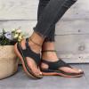 Sandals Women Comfortable Walking Womens Fashion Orthotic Slides Ladies Lightweight Athletic Sandals Slip On Slippers With Comfortable Plantar Fasciitis Arch Support view 4