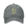 1972 USA Flag Baseball Cap for Men Women Hats Adjustable Vintage Cowboy Hat Gray view 2