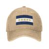Flag of Wheeling, West Virginia Baseball Cap for Men Women Hats Adjustable Vintage Cowboy Hat Natural view 2