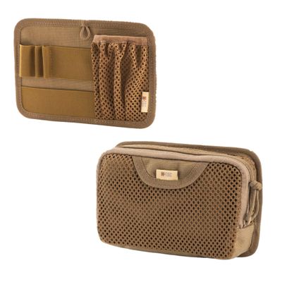 M-Tac Tactical Bag Insert Modular Organizer bundle Tactical Bag Admin Pouch Hook Fasteners - Mesh Pocket