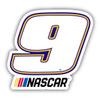 R and R Imports #9 Hendricks Motorsports Officially Licensed 2 Inch Vinyl Decal Sticker view 1
