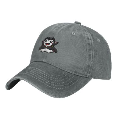 Cute Dracula Ghosts Baseball Cap for Men Women Hats Adjustable Vintage Cowboy Hat Gray
