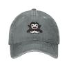 Cute Dracula Ghosts Baseball Cap for Men Women Hats Adjustable Vintage Cowboy Hat Gray view 2