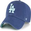 47 Los Angeles Dodgers Primary Logo Ballpark Clean Up Dad Hat Baseball Cap (Timber Blue) view 1