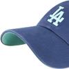 47 Los Angeles Dodgers Primary Logo Ballpark Clean Up Dad Hat Baseball Cap (Timber Blue) view 2