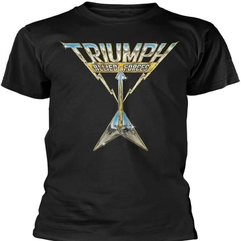 Triumph Mens Triumph Allied Forces T-Shirt Tee, Color Black, Size: XXX-Large