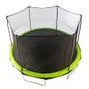 JumpKing 14 Foot Round Trampoline and Enclosure System with Galvanized Steel Frames and 200 Pound Capacity for Kids and Adults, Black/Lime Green view 1