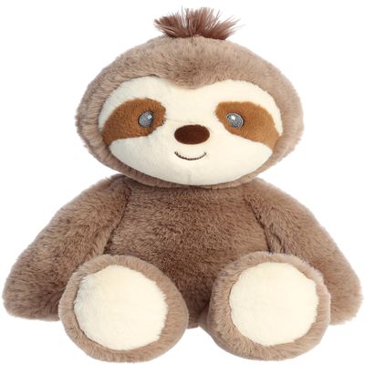 Aurora Adorable Cuddlers Sonny Sloth Baby Stuffed Animal - Security and Sleep Aid for Kids and Babies - Perfect for Baby Showers and Nursery Decorations - Brown 14 Inches