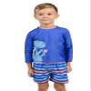 INGEAR Boys' Sun Shirt Rash Guard and Swim Shorts Combo Sun Protective Clothing Set Bathing Suit Set for Boys (US, Numeric, 2, Dino Delight) view 1