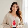 Same Day Awards Sienna Waterfall Art Glass Award - Custom Engraved 10" Trophy for Corporate Retirement Volunteer Recogntion Leadership Business Milestone Employee Gift (Sienna Waterfall) view 2