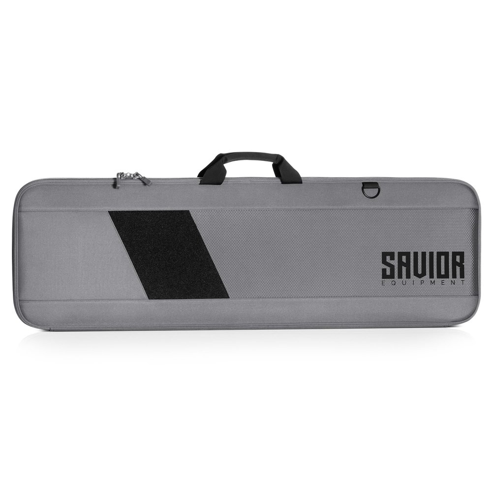 Savior Equipment Specialist Single Long Gun Bag Tactical Padded Soft Case w/Padded Handle Carrier, Adjustable Sling, Dual Lockable Zipper, 46 Inch Gray