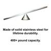 AcrobaX Balance Disc Trainer, 4-inch, Stainless Steel, for Acrobats, Athletes, Longevity, and Ankle Rehab for Balance Improvement, Adavanced Level Difficulty view 2