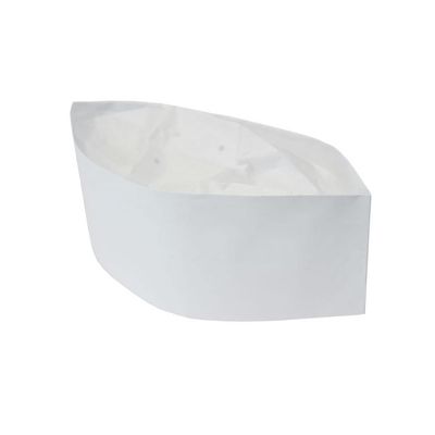 Soro Essentials- Paper Soda Jerk Overseas Cap White Color Set of 100- Chef Hat Retro Chef Caps for Classic Restaurant Disposable Chef Hat for Restaurants Kitchen