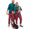 HonestBaby Family Matching Holiday Pajamas Organic Cotton for Men, Women, Kids, Toddlers, Baby Boys, Girls, Unisex Pets, Royal Stewart, X-Small view 1