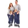HonestBaby Family Matching Holiday Pajamas Organic Cotton for Men, Women, Kids, Toddlers, Baby Boys, Girls, Unisex Pets, Snowy Night, 0-3 Months view 1