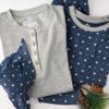 HonestBaby Family Matching Holiday Pajamas Organic Cotton for Men, Women, Kids, Toddlers, Baby Boys, Girls, Unisex Pets, Snowy Night, 0-3 Months view 2
