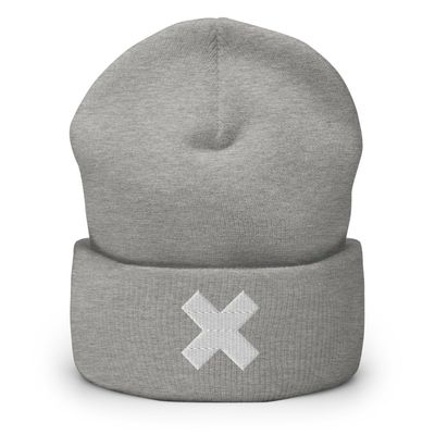 RIVEMUG NG Tony Chopper Cuffed Beanie Anime Hat Heather Grey