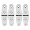 CFTGIW 4Pcs Marine Boat Hatch Hinges Stainless Steel Boat Deck Hatch Hinges Boat Hatch Hinge 316 Stainless Steel Proof Sturdy Marine Hatch Hinge for Yacht (103mm*27mm) view 1