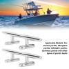 CFTGIW 4Pcs Boat Dock Mooring Cleat 8 inches Stainless Steel Dock Cleats Boat Dock Cleats Rope Cleat for Marine Yachts Inflatable Yachts Business Yachts (6 inches) view 4