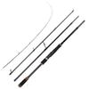 30T Carbon Fiber Travel Spinning Rod - 4-Piece 610 Portable Fishing Pole for Freshwater & Saltwater Bass, Trout, Ultra Light Fast Action SiC Guide Rings Rods with Case view 1